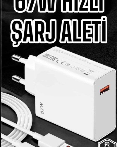 67W Şarj Aleti Turbo Hızlı Type-C Şarj