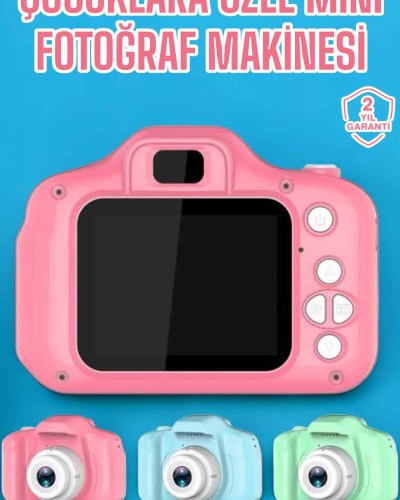 Çocuk Kamerası Dijital 1080P HD Kaliteli Mini Fotoğraf Makinesi Profesyonel