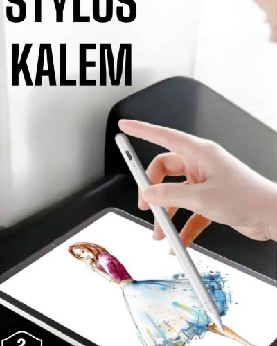 Tablet Kalemi Stylus Pen Dokunmatik Kalem Android Ve İOS Uyumlu Şarjlı