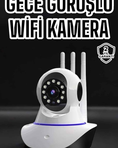 Ev Kamerası Wifi Kamerası Video Kayıt Çift Yönlü Hareket Sensörü Bebek