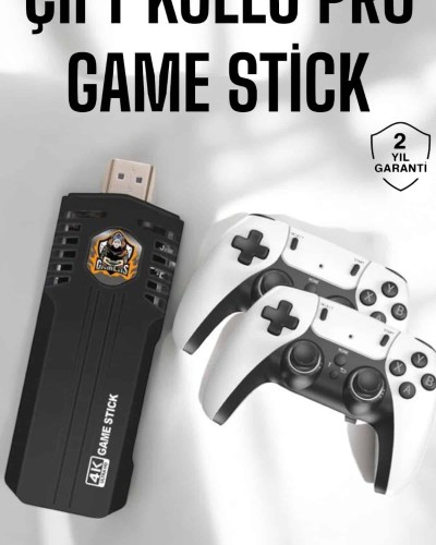 Joystick Çift Kollu Oyun Kolu Retro Oyun Yüksek Çözünürlüklü 3D Game