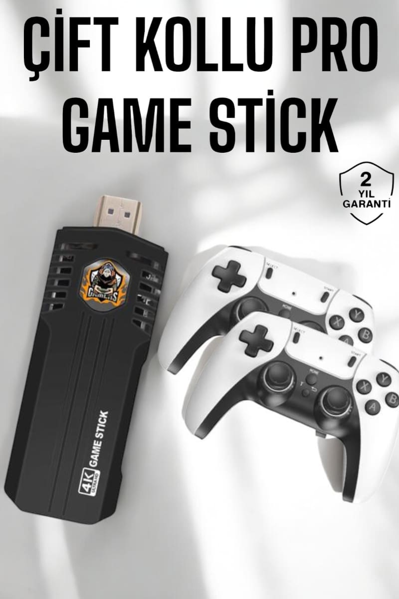 Joystick Çift Kollu Oyun Kolu Retro Oyun Yüksek Çözünürlüklü 3D Game