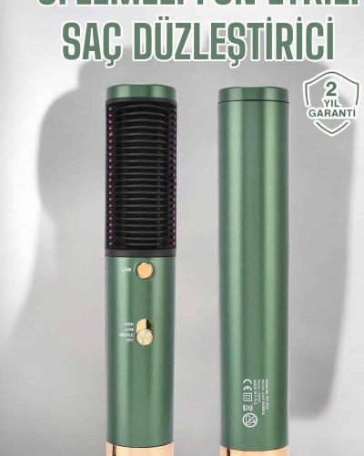 Üflemeli Fön Tarak Düzleştirici Seramik Kaplama Elektriklenme Karşıtı