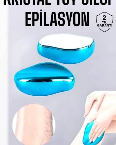 Epilasyon Aleti Bacaklar Kollar İçin Yıkanabilir Kristal Epilatör Tüy Silgi