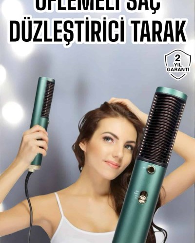 Fön Tarak Saç Düzleştirici Üflemeli Fön Makinesi Sıkı Dişli Taşınabilir