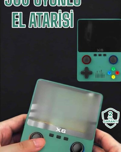 3.5 İnç Ekran 1000 Oyunlu Oyun Konsolu El Atarisi Miüzik Dinleme ve Kitap Okuma