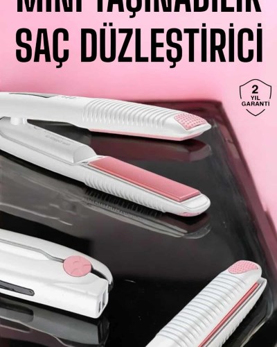 Saç Düzleştirici Uzun Şarj Süreli Seyahat Tipi Taşınabilir Çanta Boy Şarjlı