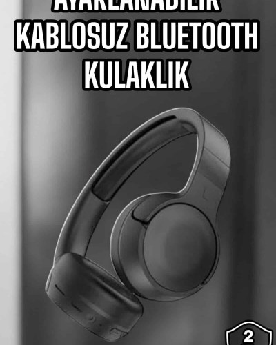 Kulak Üstü Kablosuz Bluetooth Kulaklık Gürültü Önleyici Uzun Şarj Süreli