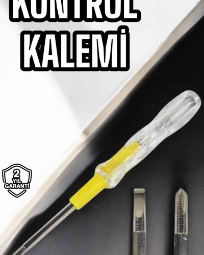 Test Cihazı Kontrol Kalemi Çift Başlıklı Şeffaf Elektrik Testi