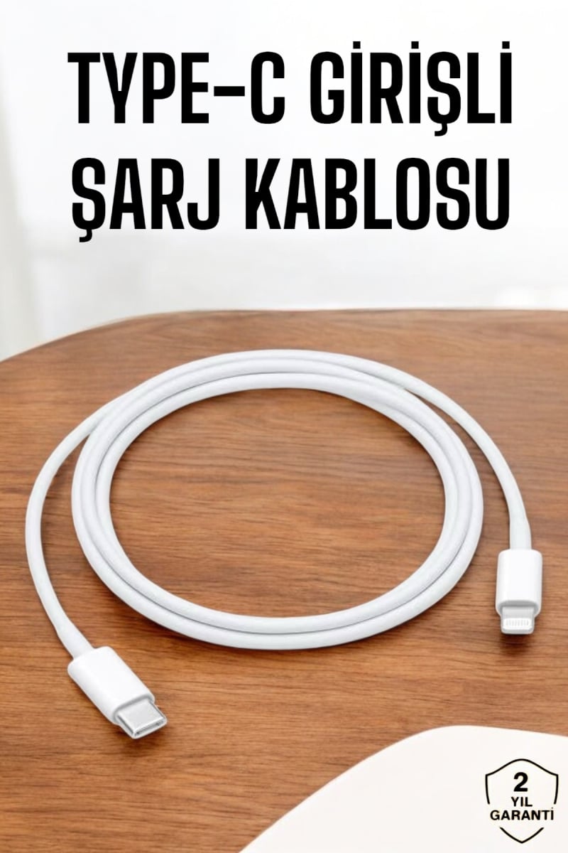 Iphone İOS Uyumlu Hızlı Şarj Kablosu Type C To Lightning 12 13 14 15 Pro Max