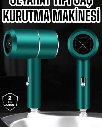 Fön Makinesi Taşınabilir Seyahat Tipi Saç Kurutma Makinesi