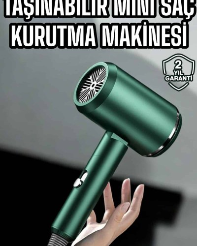 Saç Kurutma Makinesi Seyahat Tipi Mini Taşınabilir