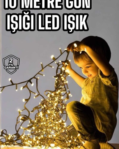 10 Metre Led Işık Saçaklı Dekoratif Şerit Led