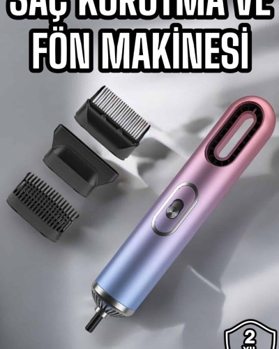 Profesyonel Saç Kurutma Makinesi Fön Makinesi 3 Başlıklı Üflemeli