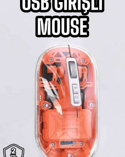 Sessiz Kablosuz USB Girişli Mouse Fare Yüksek Performanslı