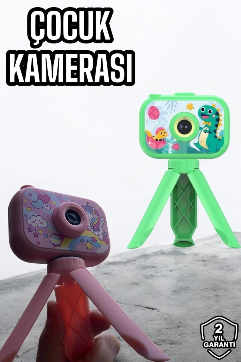 Çocuklara Özel Dijital LCD Ekran 1080P HD Görüntü Kaliteli