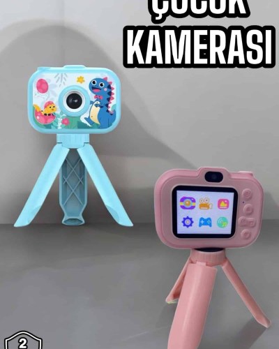 Ayaklı Mini Fotoğraf Makinesi Çocuk Için Eğitici Video Kamera