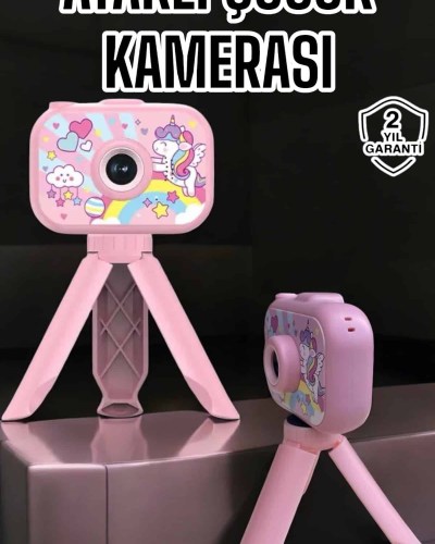 Ayaklı Mini Fotoğraf Makinesi Çocuk Için Eğitici Video Kamera (Kopya)