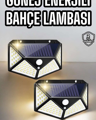 Bahçe Havuz Güneş Enerjili Solar Işıklandırma Sensörlü Bahçe Aydınlatma