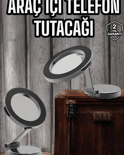 Yeni Nesil Araç İçi Mıknatıslı Telefon Tutacağı Tüm Telefonlara Uyumlu