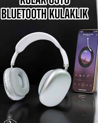 P9 Plus Kablosuz Kulak Üstü Bluetooth Kulaklık Beyaz Mikrofonlu Kulaküstü Kablosuz Kulaklık