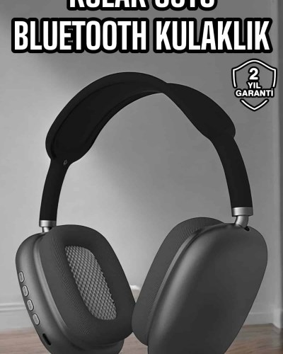 P9 Plus Hi-fi Ses Kalitesi Ayarlanabilir Mikrofonlu Bluetooth Kulaklık Siyah