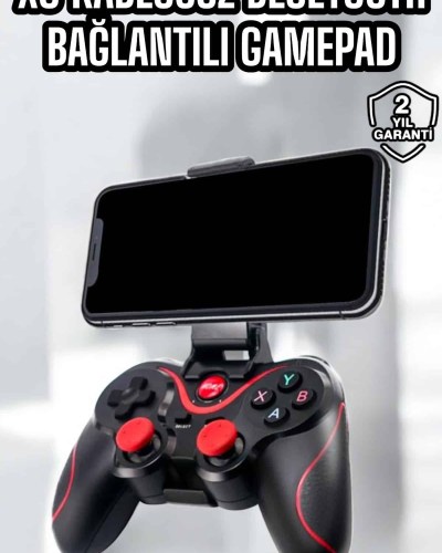 X3 Gamepad Oyun Kolu Bluetooth Bağlantılı Gamestick Android Uyumlu