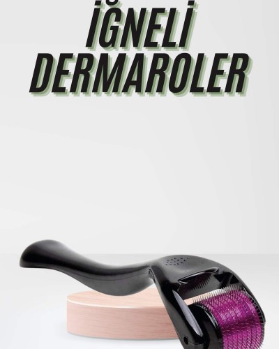Saç Çıkarma Tarağı Dermaroller 540 Iğneli Roller 1 Mm Iğne Cilt Yüz Yenileme Bakım Seti