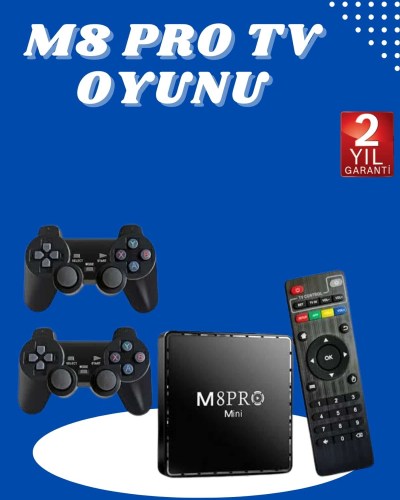 M8 PRO MINI 4 8 10 K HD HDR Android Tv 5G Retro 10000 Oyunlu