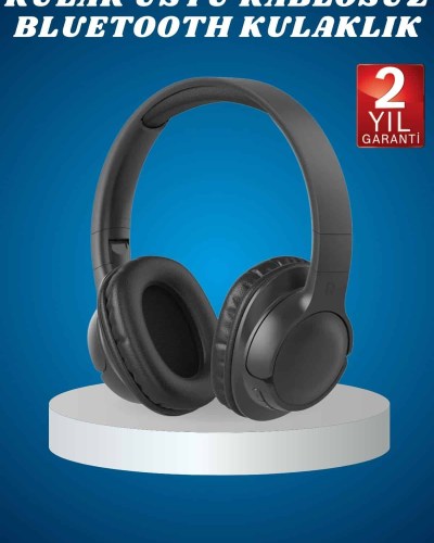 Kulak Üstü Kablosuz Bluetooth Kulaklık Yüksek Ses Kaliteli ANC Özelliği