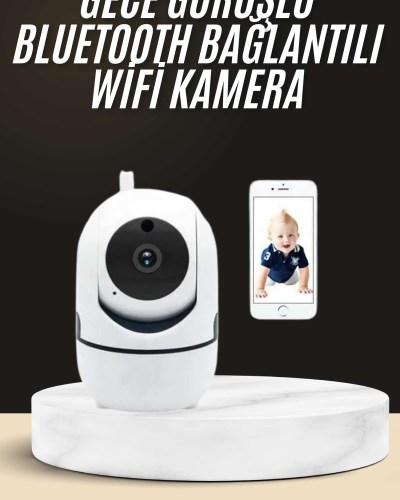 Akıllı Güvenlik Kamerası HD Görüntü Kalitesi Hareket Algılama Wifi Kamera