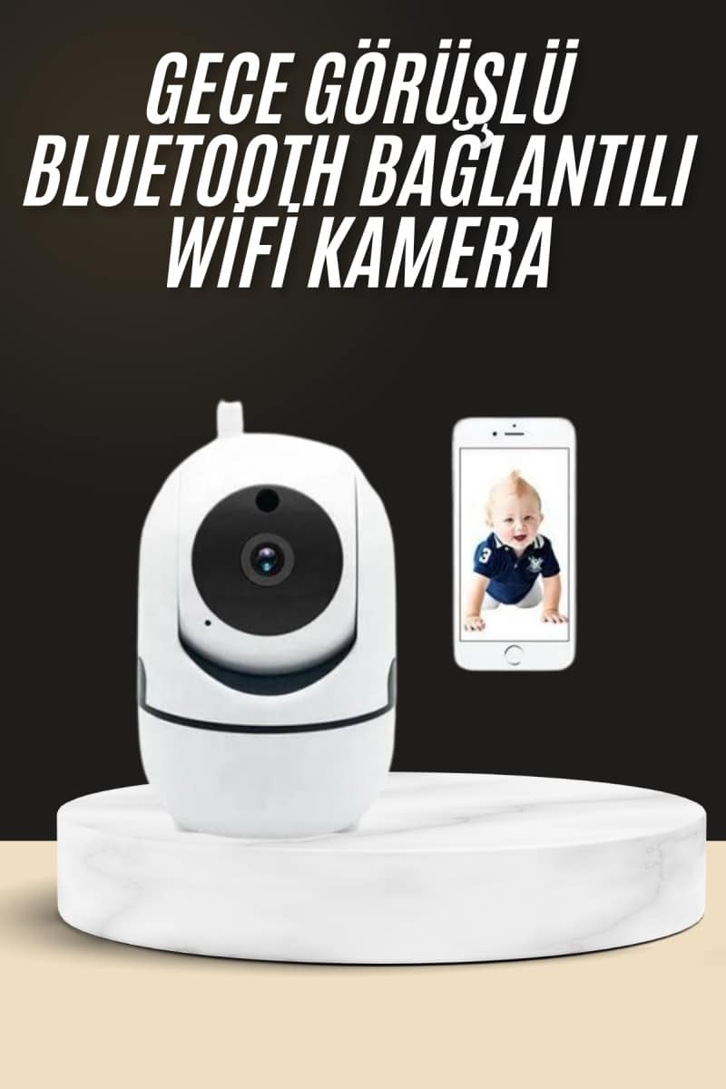 Akıllı Güvenlik Kamerası HD Görüntü Kalitesi Hareket Algılama Wifi Kamera