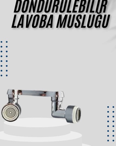 Dönebilen Musluk Başlığı Akrobat Mutfak Banyo Musluk Ucu Başlığı Oynar Başlıklı