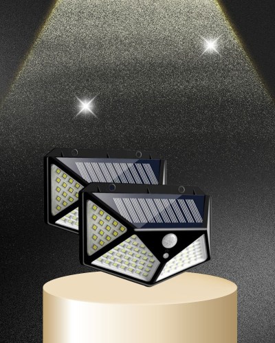 Solar Sensörlü Duvar Lambası Bahçe Lambaso Parlak Beyaz Işık Suya Dayanıklı