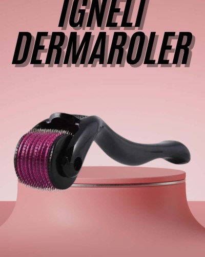 Derma Roller Titanyum Uçlu 540 İğneli 1 Mm Saç Sakal Çıkarma Ve Cilt Bakım Masaj Aleti