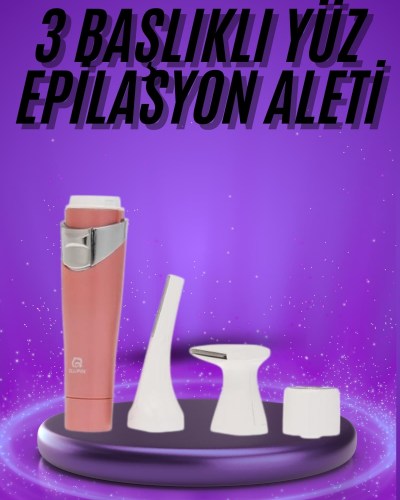 Tüm Cilt Tipleri Için 3 Başlıklı Yüz Çene Kıl Tüy Alma Tüm Cilt Tiplerine Uygun