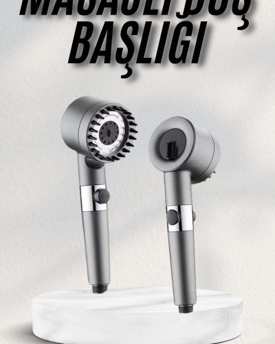 Masaj Etkili Turbolu Çok Fonksiyonlu Filtreli Duş Başlığı Yeni Nesil