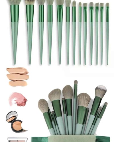 Profesyonel Makyaj Fırça Seti 13 Parça Yumuşak Kıllı Fırça Seti Far Fırçası
