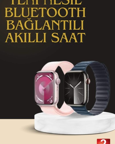 Akıllı Saat İos Andorid Destekli Titreşimli GPS Özelliği Bildirim Özelliği