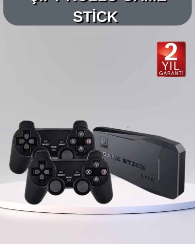 Game Stick 20000 Oyun Kablosuz Çift Kol Retro Oyunlar Game Stick Atari 2.4g 4K