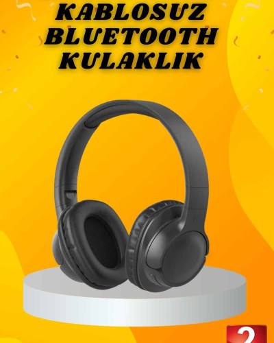 Kulak Üstü Bluetooth Kulaklık Ayarlanabiilir Uzun Pil Ömrü Kablosuz 5.0 Bluetooth