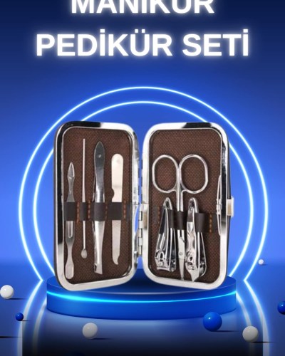 Manikür Pedikür Seti 7 Parça Tırnak Mantarı Tırnak Batığı Temizleme Taşınabilir