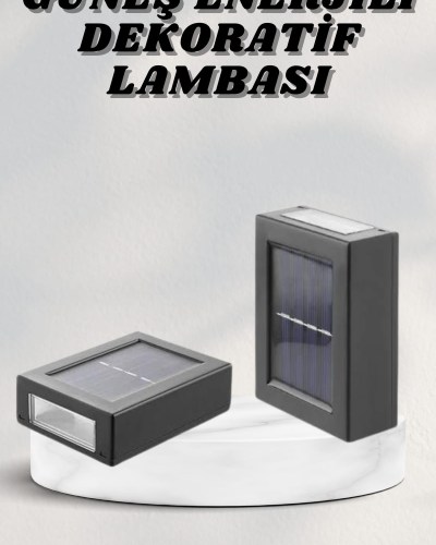 Bahçe Aydınlatması Solar Güneş Enerjili Dekoratik Led Işıklı Lamba