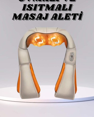 Ovmalı, Boyun Sırt İnsan Eli Hissi Veren Şarjlı Masaj Aleti Masaj Cihazı
