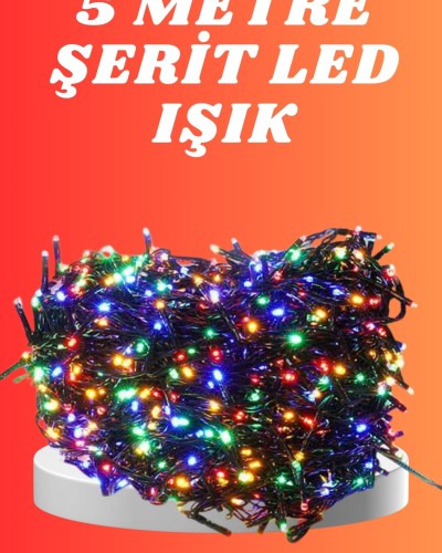 Renkli Her Ortama Uygun 5 Metre Led Işık Renkli Aydınlatma