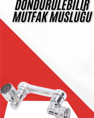Her Yere Dönebilen Tasarruflu Mutfak Musluk Başlığı Ucu Musluk Ucu Oynar Başlıklı