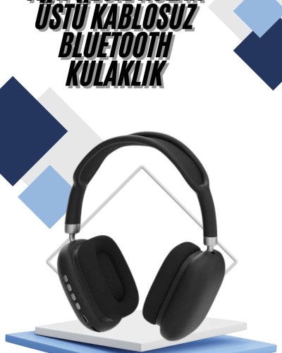 Yeni Nesil Bluetooth Kulaklık Kulak Üstü ANC Özelliği Yüksek Ses Kaliteli
