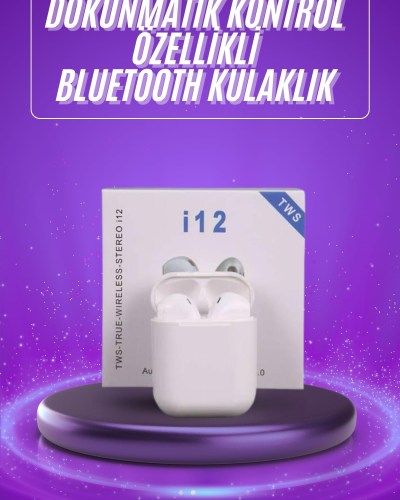 Yeni Nesil Beyaz TWS Bluetooth Kulaklık Android ve İOS Uyumlu Kablosuz Kulaklık