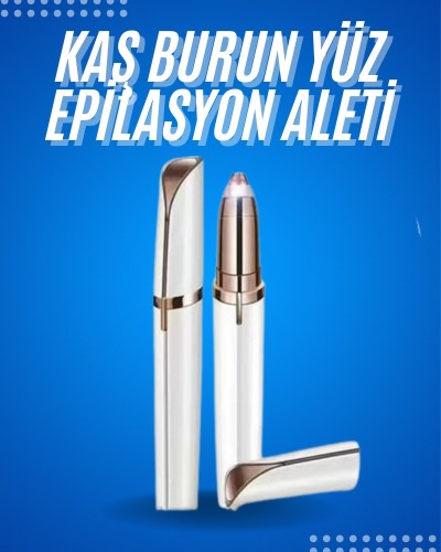 Yüz Epilatör Kıl Kaş Bıyık Tüy Alma Aleti Kaş Bıyık Alma Epilatörü