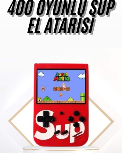 Çocuklara Özel Taşınabilir Sup El Atarisi 400 Oyunlu Nostaljik Oyun Konsolu